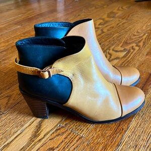 Wolverine 1000 Mile Womens Dress Ankle Boot Brown Black Leather Size 8.5 B